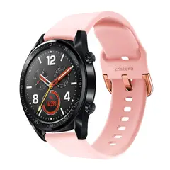 GENERICO - Correa Compatible Con Huawei Watch GT Rosado Hebilla 22mm