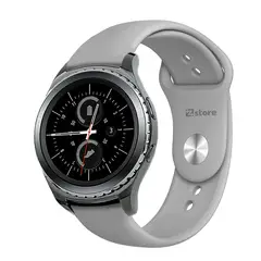 GENERICO - Correa Compatible Con Samsung Gear S2 Classic Gris Broche 20mm