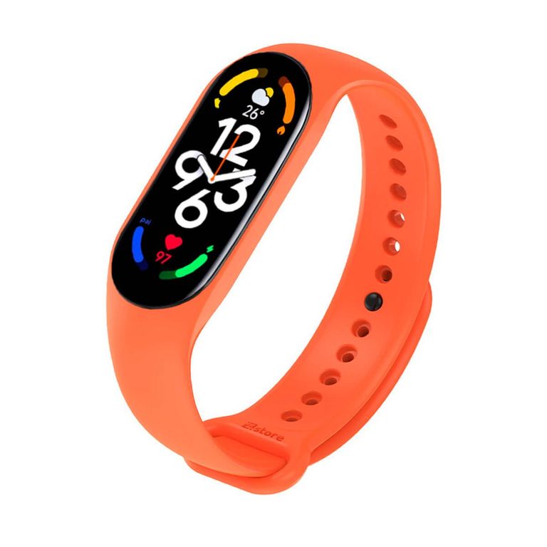 Correa Compatible Con Xiaomi Mi Band 7 Naranja