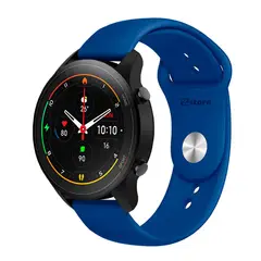 GENERICO - Correa Compatible Con Xiaomi Mi Watch Color Azul Broche 22mm