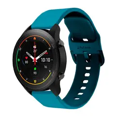 GENERICO - Correa Compatible Con Xiaomi Mi Watch Color Azul Turquesa Hebilla 22mm