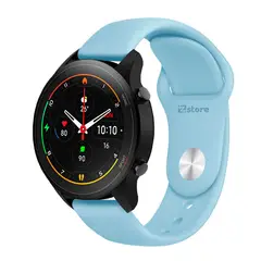 GENERICO - Correa Compatible Con Xiaomi Mi Watch Color Celeste Cielo Broche 22mm
