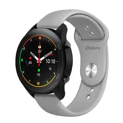 GENERICO - Correa Compatible Con Xiaomi Mi Watch Color Gris Broche 22mm