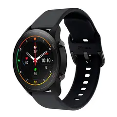 GENERICO - Correa Compatible Con Xiaomi Mi Watch Color Negro Hebilla 22mm