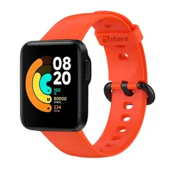 GENERICO - Correa Compatible Con Xiaomi Mi Watch Lite Naranja