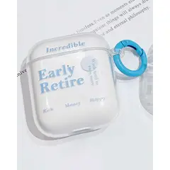 GENERICO - Case Airpods Pro 1 Con Llavero Celeste