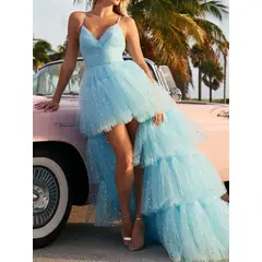 BLWOENS - Vestido de fiesta elegante para mujer