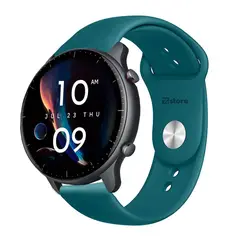 GENERICO - Correa Compatible Con Amazfit GTR2 Azul Turqueza 22mm