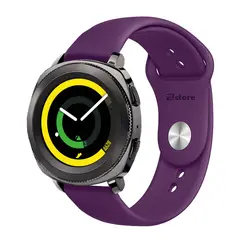 GENERICO - Correa Compatible Con Samsung Gear Sport Morado Broche 20mm