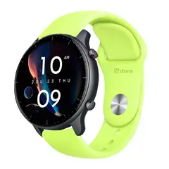 GENERICO - Correa Compatible Con Amazfit GTR3 Verde Limon Broche 22mm