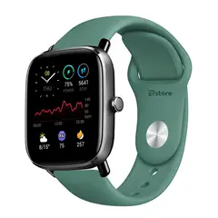 GENERICO - Correa Compatible Con Amazfit GTS2 Mini Verde Pino Broche 20mm