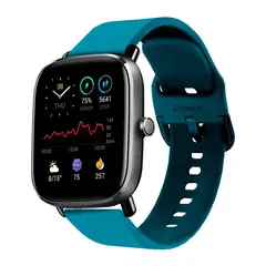 GENERICO - Correa Compatible Con Amazfit GTS3 Azul Turqueza Hebilla 20mm