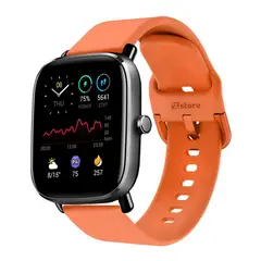 GENERICO - Correa Compatible Con Amazfit GTS3 Naranja Hebilla 20mm
