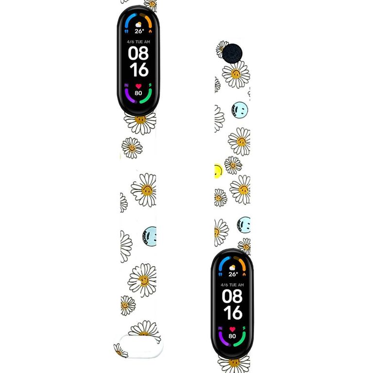 Correa Compatible Con Xiaomi Mi Band 5 y 6 Florecitas