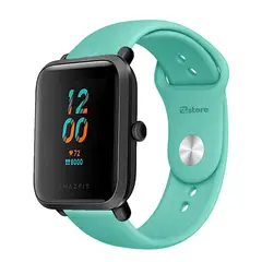 GENERICO - Correa Compatible Con Amazfit Bip S Verde Esmeralda Broche 20mm