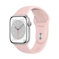 GENERICO - Correa Compatible Con Apple Watch 42mm / 44mm / 45mm Palo Rosa