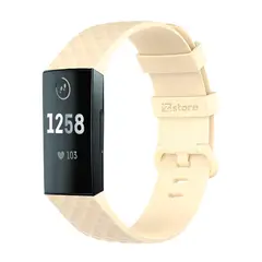 GENERICO - Correa Compatible Con Fitbit Charge 4 Amarillo Pastel