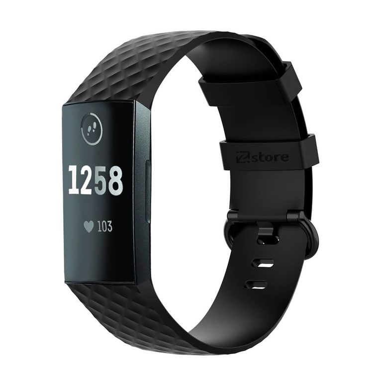 Correa Compatible Con Fitbit Charge 4 Negro