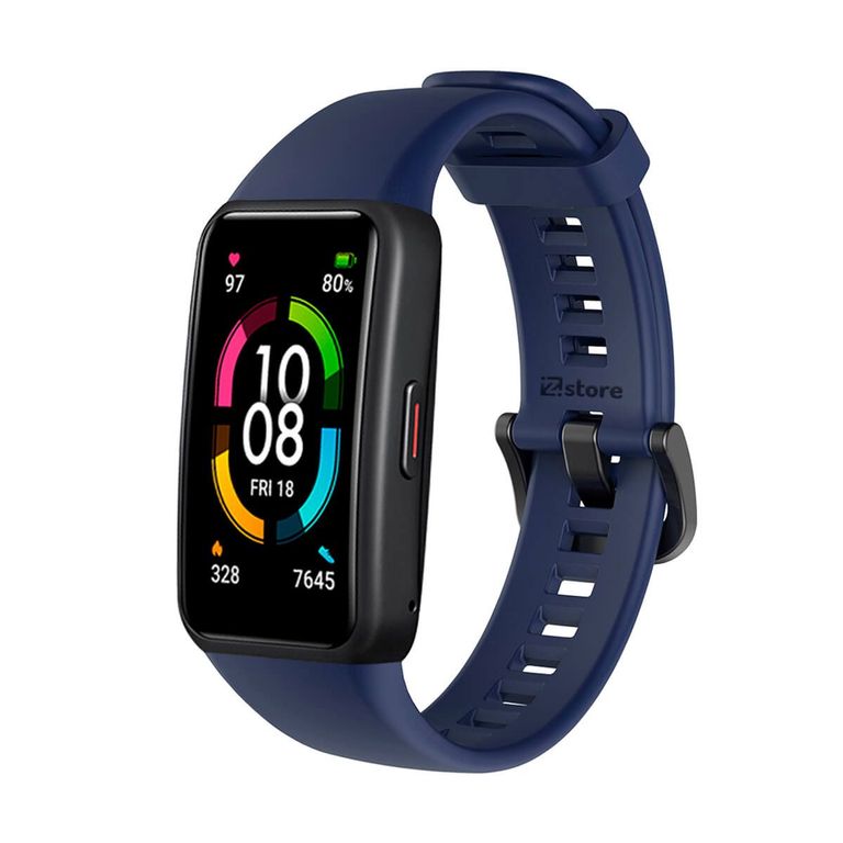Correa Compatible Con Huawei Band 6 Colores Azul Oscuro