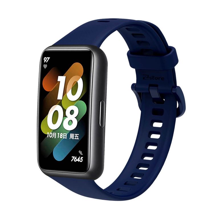 Correa Compatible Con Huawei Band 7 Colores Azul Oscuro