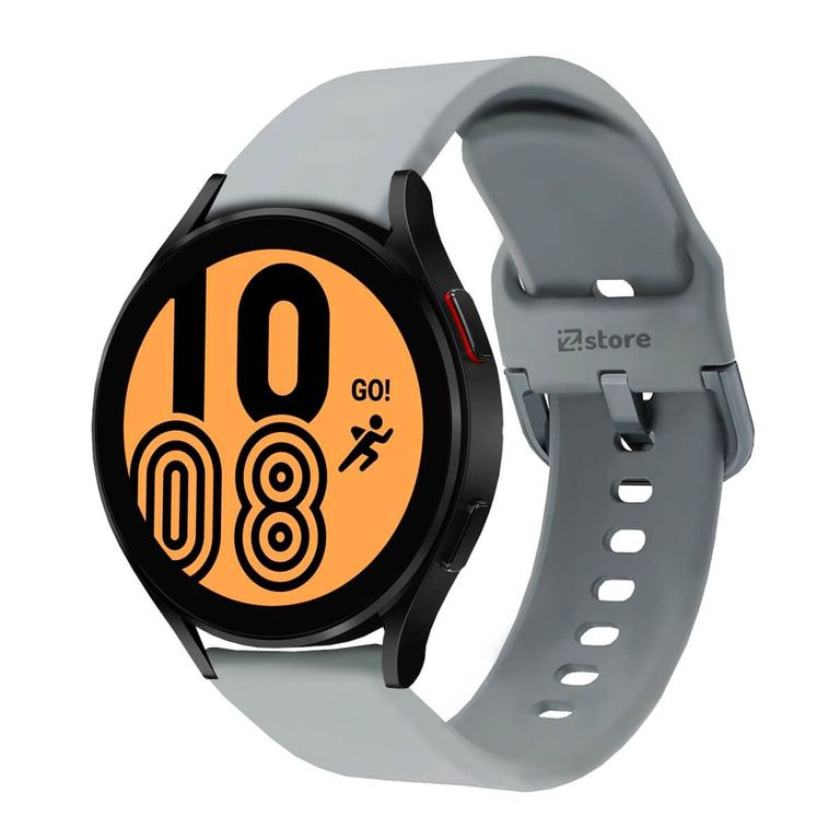 Correa Compatible Con Samsung Galaxy Watch 42mm Gris Hebilla 20mm