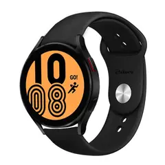 GENERICO - Correa Compatible Con Samsung Galaxy Watch 42mm Negro Broche 20mm
