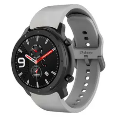 GENERICO - Correa Compatible Con Amazfit GTR 42mm Gris Hebilla 20mm