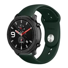 GENERICO - Correa Compatible Con Amazfit GTR 42mm Verde Oscuro Broche 20mm