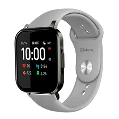 GENERICO - Correa Compatible Con Haylou LS02 Colores Gris Broche 20mm