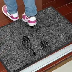 DECORPLAS - Felpudo Secado Continental 60X80 Gris