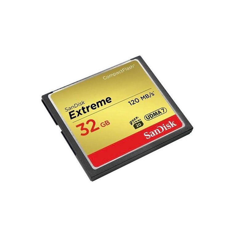 Compact Flash Extreme 32gb Udma-7 Memoria Cf 120mbs Fotos.