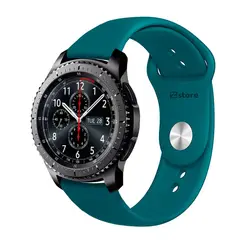 GENERICO - Correa Compatible Con Samsung Galaxy Gear S3 Classic Azul Turquesa