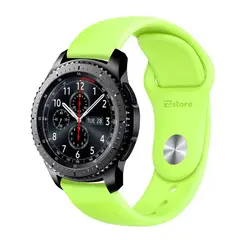 GENERICO - Correa Compatible Con Samsung Galaxy Gear S3 Classic Verde Limón