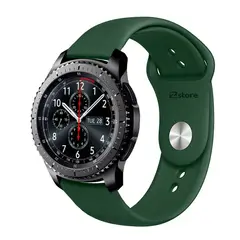 GENERICO - Correa Compatible Con Samsung Galaxy Gear S3 Frontier Verde Militar
