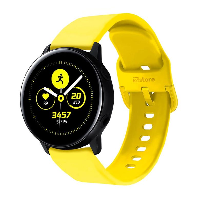 Correa Compatible Con Samsung Galaxy Watch Active Amarillo