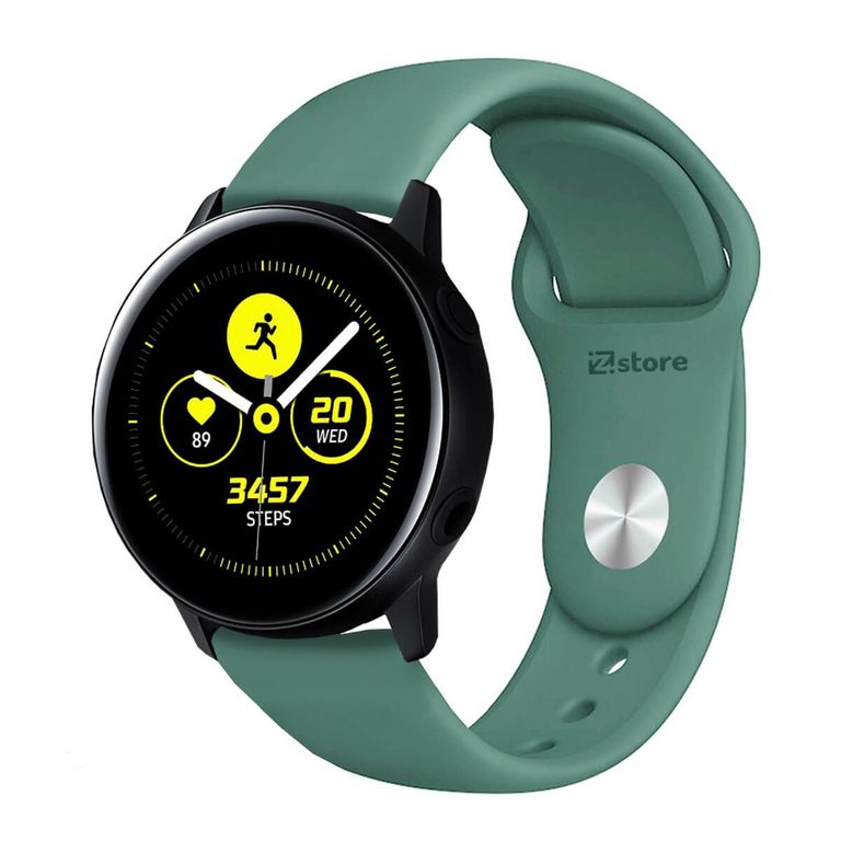 Correa Compatible Con Samsung Galaxy Watch Active Verde Pino