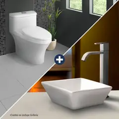 VAINSA - Combo one piece ocean + bowl modena blanco