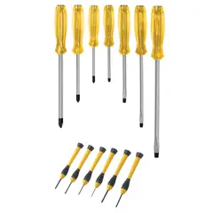 PRETUL - Juego desarmadores 13 piezas, desarmador joyero Precision,