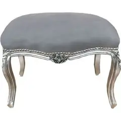 DMUEBLES - BANQUETA KYLE ACABADO COLOR PLATA