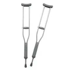 GENERICO - Muletas Ortopedicas Aluminio Importadas Regulable Par Talla L