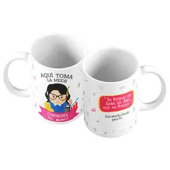 GENERICO - Taza Mug 11oz La Mejor Contadora del Mundo