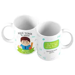 GENERICO - Taza Mug 11oz El Mejor Maestro del Mundo