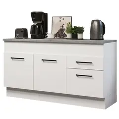 MADESA - Mueble de Cocina Agata 150 cm - Mostrador para Lavadero con Encimera