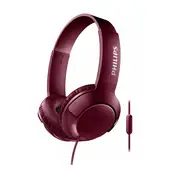 PHILIPS - SHL3075 Supraurales Bass Audífono con Micrófono - Rojo