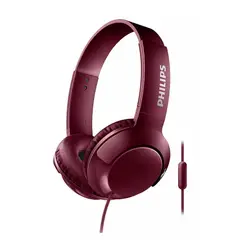 PHILIPS - SHL3075 Supraurales Bass Audífono con Micrófono - Rojo