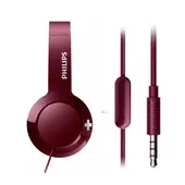 PHILIPS - SHL3075 Supraurales Bass Audífono con Micrófono - Rojo