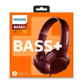 PHILIPS - SHL3075 Supraurales Bass Audífono con Micrófono - Rojo