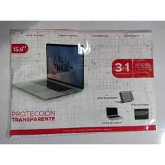 GENERICO - Protector 3 en 1 para laptop teclado + pantalla + skin 15.6"