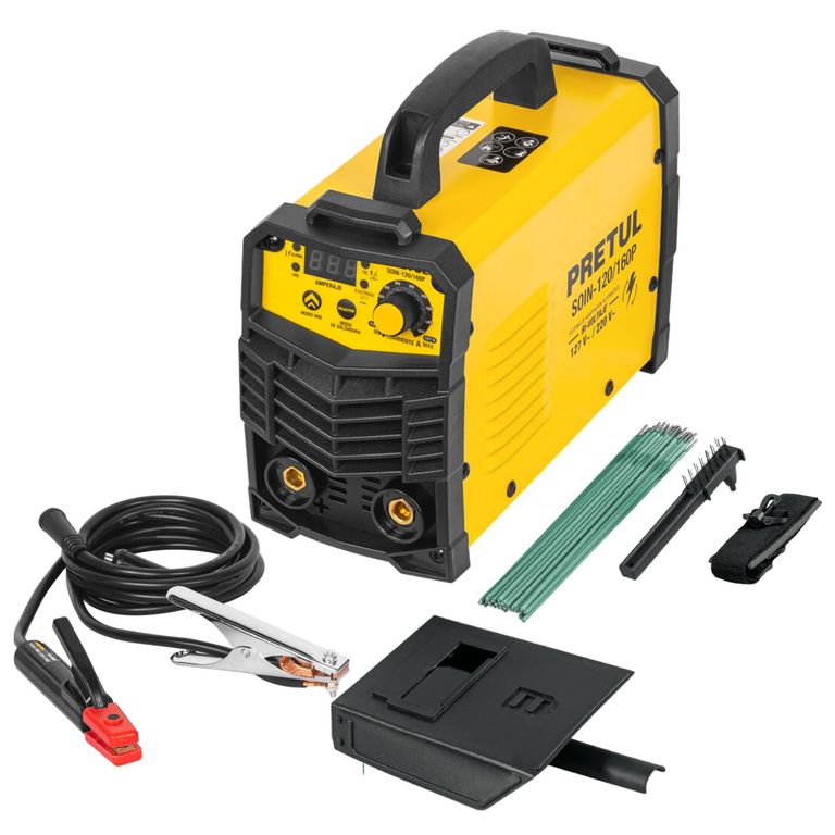 Soldadora inversora Maquina de Soldar 160A Bi-voltaje 127220V