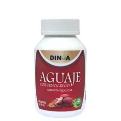 DINOA - Aguaje & Fenogreco Cápsulas 100 Dinoa- Salud femenina- Nutrientes Naturales